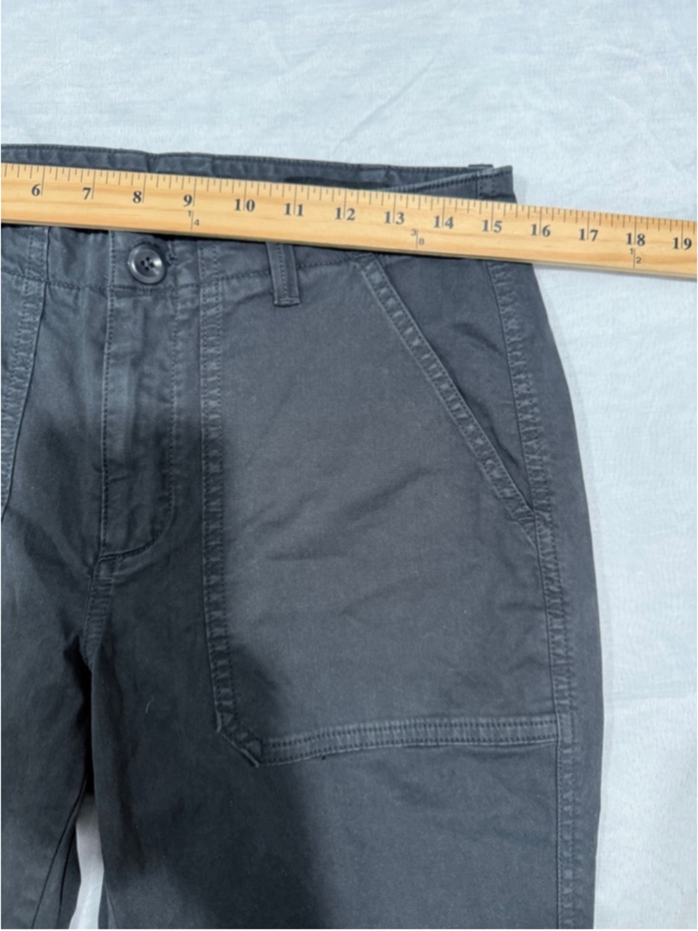 Banana Republic Gray Cotton Blend Chino Jogger Pants Size 8 New - Picture 4 of 9